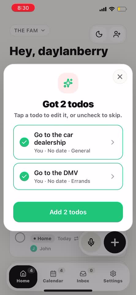 Loadlight parsed todo review